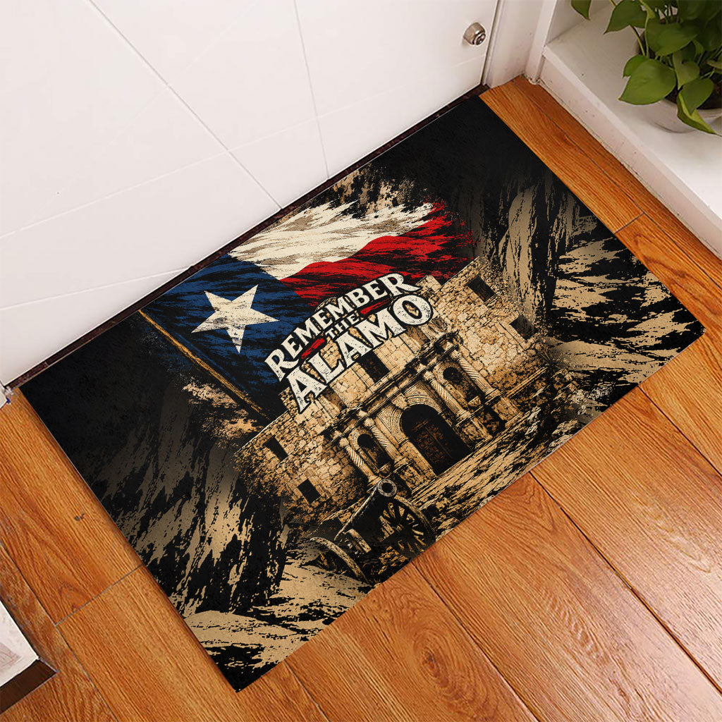 Remember The Alamo Texas Rubber Doormat Texan Pride Historical Heritage