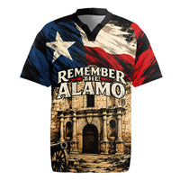 Remember The Alamo Texas Rugby Jersey Texan Pride Historical Heritage