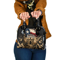 Remember The Alamo Texas Shoulder Handbag Texan Pride Historical Heritage