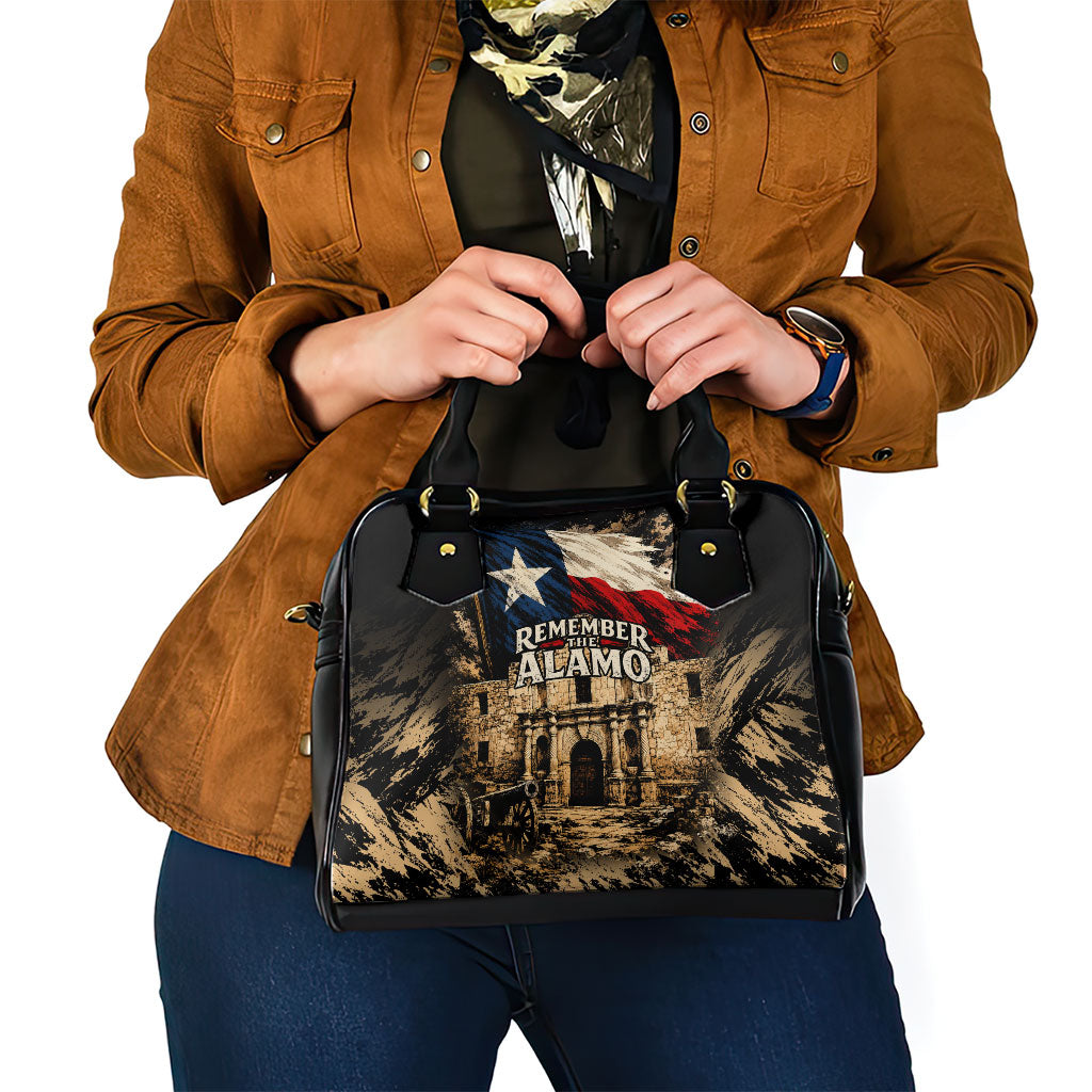 Remember The Alamo Texas Shoulder Handbag Texan Pride Historical Heritage