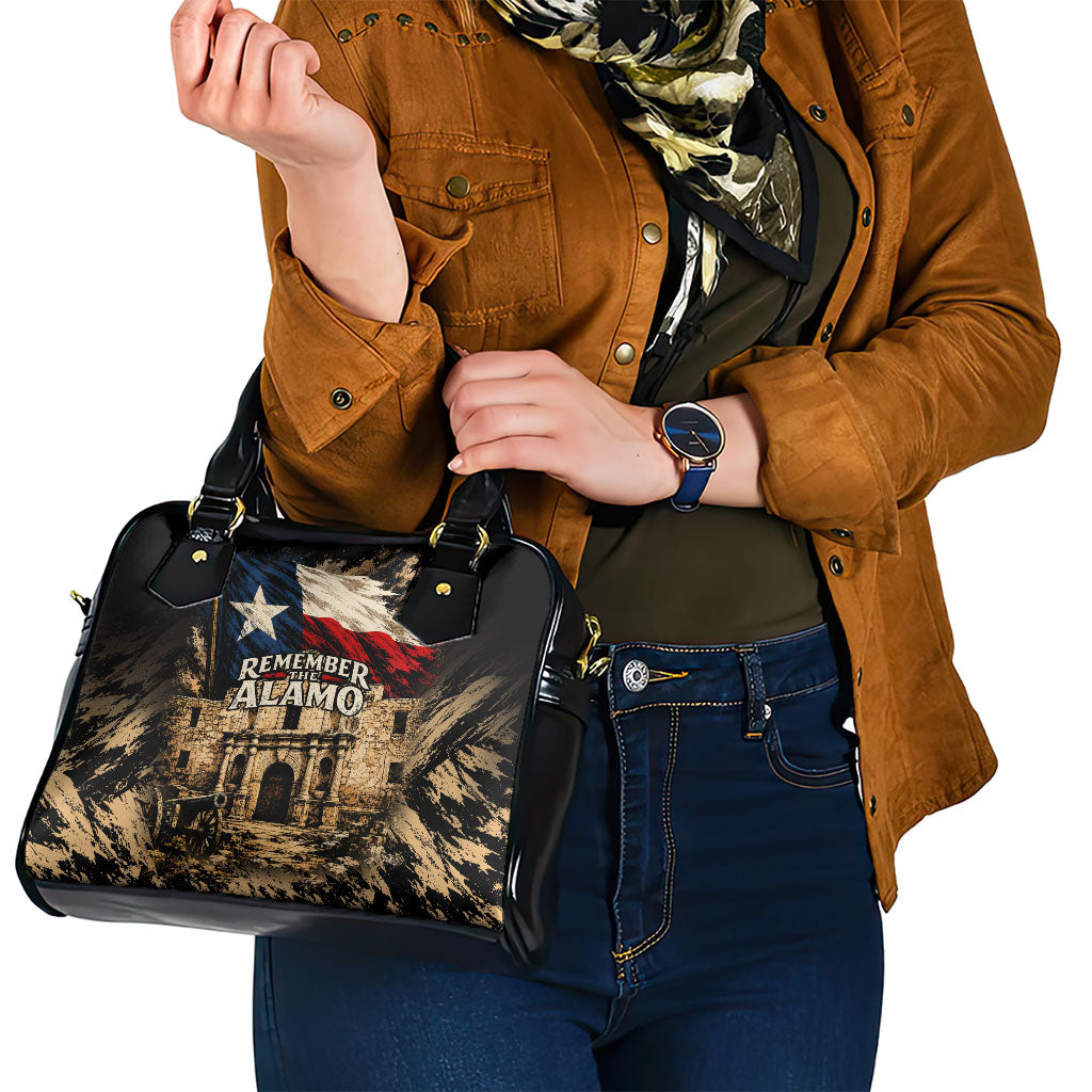 Remember The Alamo Texas Shoulder Handbag Texan Pride Historical Heritage