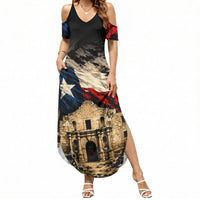 Remember The Alamo Texas Summer Maxi Dress Texan Pride Historical Heritage