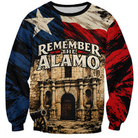 Remember The Alamo Texas Sweatshirt Texan Pride Historical Heritage