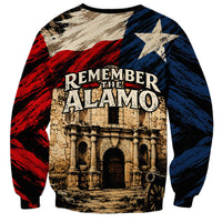 Remember The Alamo Texas Sweatshirt Texan Pride Historical Heritage