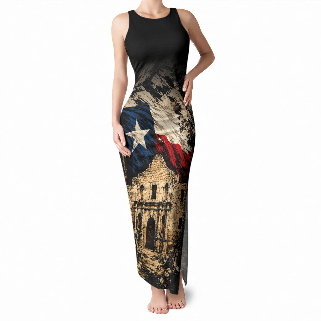 Remember The Alamo Texas Tank Maxi Dress Texan Pride Historical Heritage