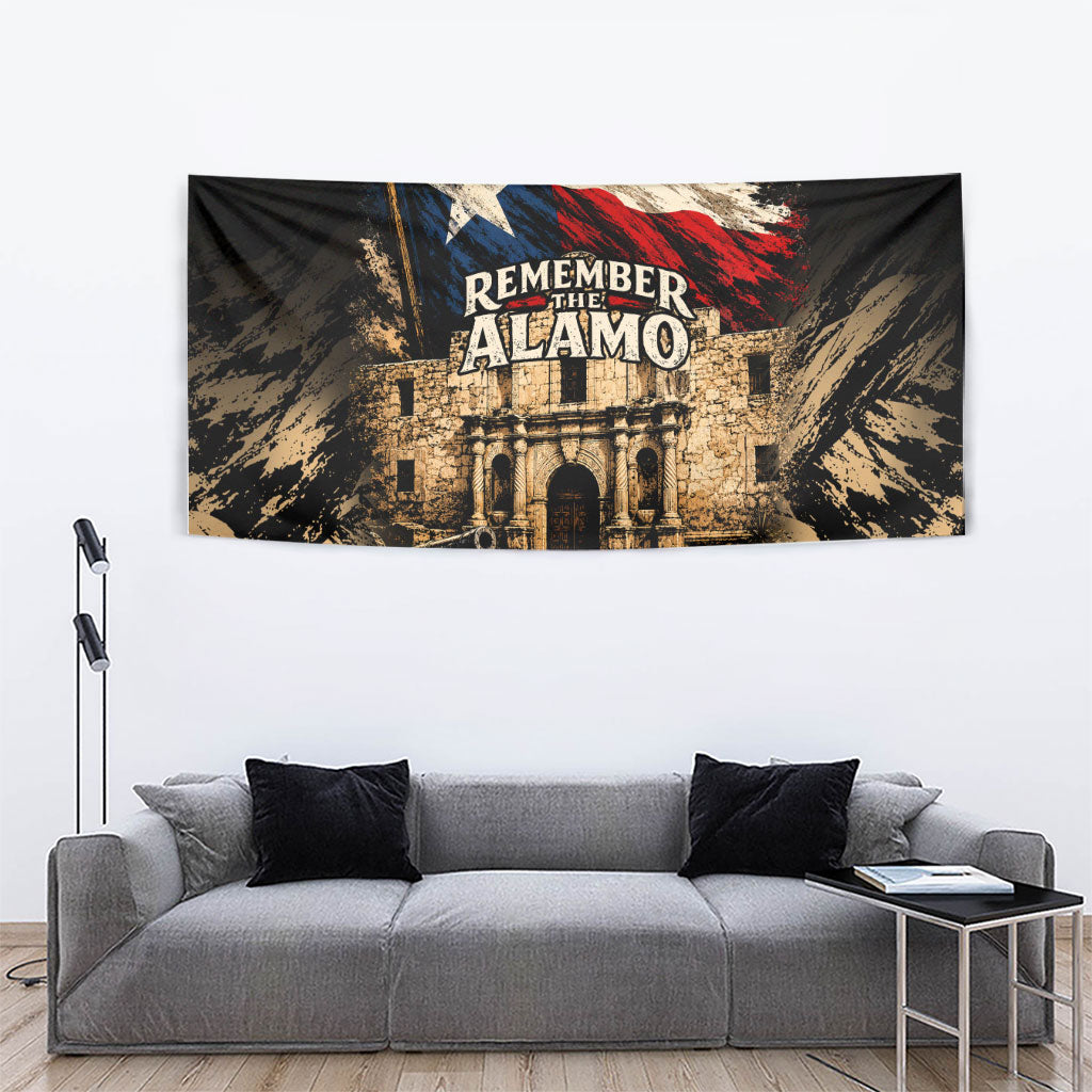 Remember The Alamo Texas Tapestry Texan Pride Historical Heritage