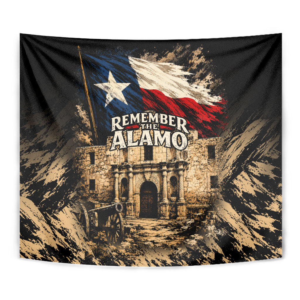 Remember The Alamo Texas Tapestry Texan Pride Historical Heritage