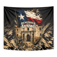 Remember The Alamo Texas Tapestry Texan Pride Historical Heritage
