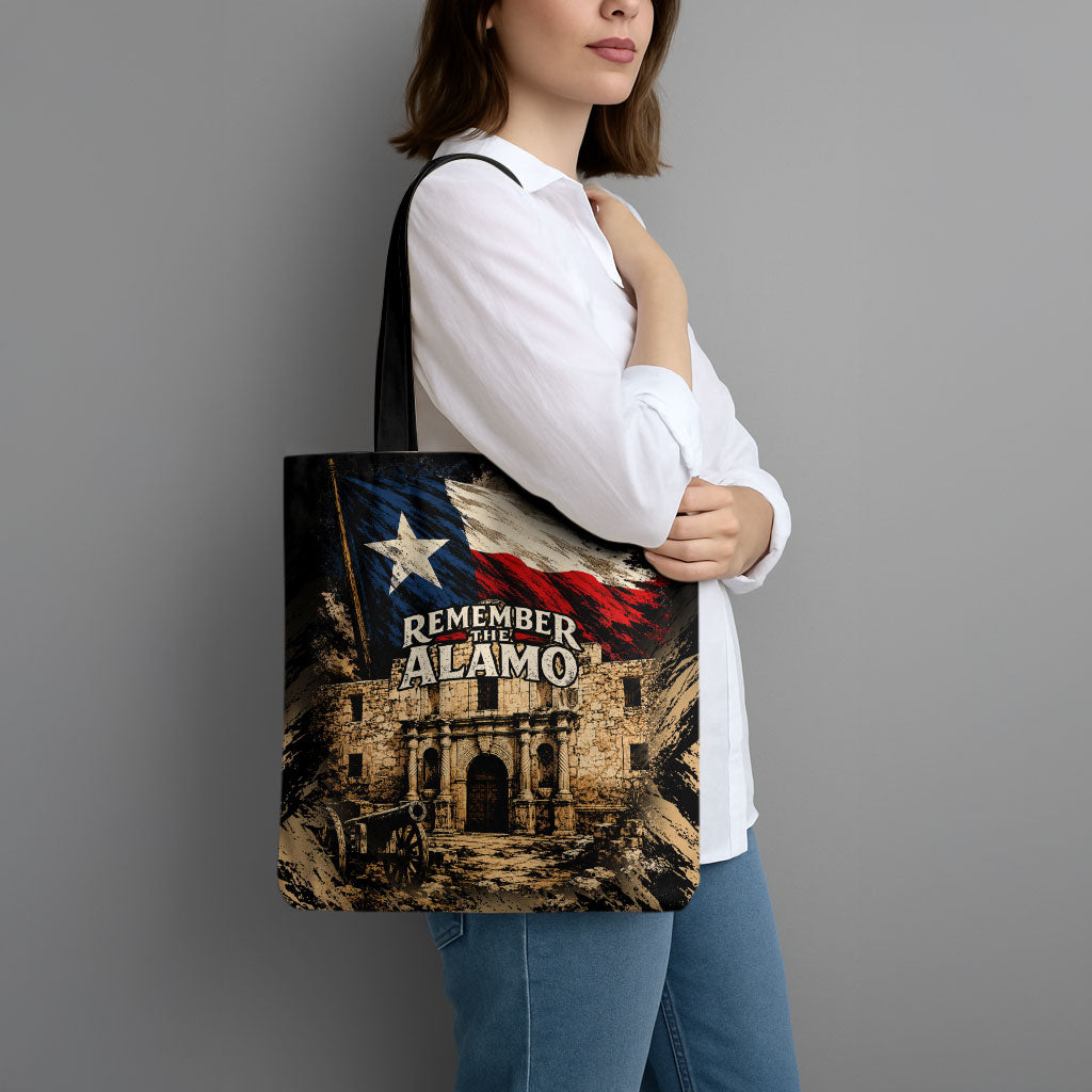 Remember The Alamo Texas Tote Bag Texan Pride Historical Heritage