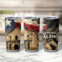 Remember The Alamo Texas Tumbler Cup Texan Pride Historical Heritage