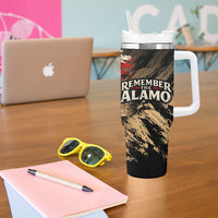 Remember The Alamo Texas Tumbler With Handle Texan Pride Historical Heritage