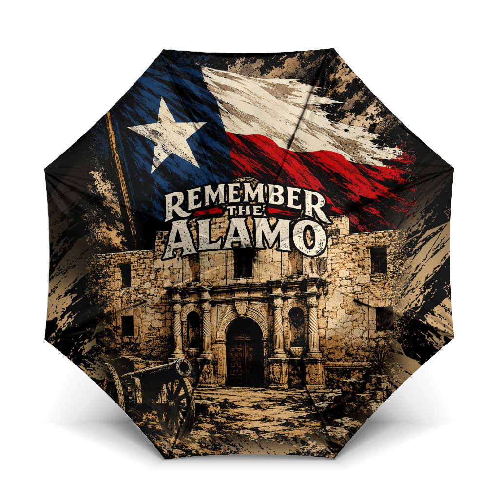 Remember The Alamo Texas Umbrella Texan Pride Historical Heritage