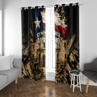 Remember The Alamo Texas Window Curtain Texan Pride Historical Heritage