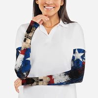 Texas Remember The Alamo Arm Sleeves Distressed Splatter Paint Texan Pride