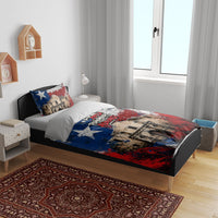 Texas Remember The Alamo Bedding Set Distressed Splatter Paint Texan Pride