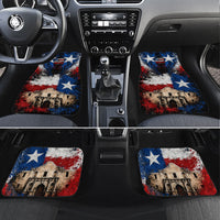 Texas Remember The Alamo Car Mats Distressed Splatter Paint Texan Pride