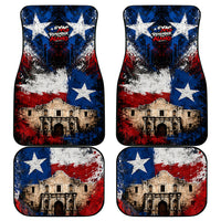 Texas Remember The Alamo Car Mats Distressed Splatter Paint Texan Pride