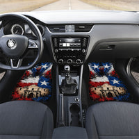 Texas Remember The Alamo Car Mats Distressed Splatter Paint Texan Pride