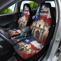 Texas Remember The Alamo Car Seat Cover Distressed Splatter Paint Texan Pride