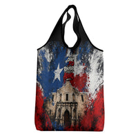 Texas Remember The Alamo Grocery Bag Distressed Splatter Paint Texan Pride