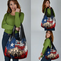 Texas Remember The Alamo Grocery Bag Distressed Splatter Paint Texan Pride