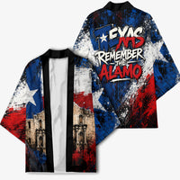 Texas Remember The Alamo Kimono Distressed Splatter Paint Texan Pride