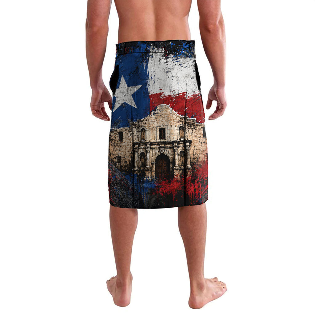 Texas Remember The Alamo Lavalava Distressed Splatter Paint Texan Pride