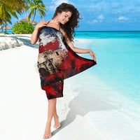 Texas Remember The Alamo Sarong Distressed Splatter Paint Texan Pride