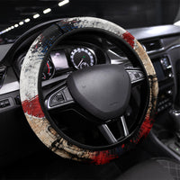 Texas Remember The Alamo Steering Wheel Cover Distressed Splatter Paint Texan Pride