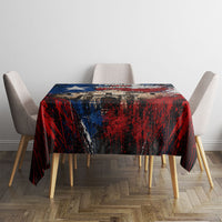 Texas Remember The Alamo Tablecloth Distressed Splatter Paint Texan Pride