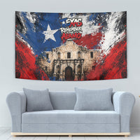 Texas Remember The Alamo Tapestry Distressed Splatter Paint Texan Pride