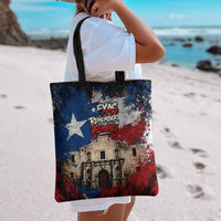 Texas Remember The Alamo Tote Bag Distressed Splatter Paint Texan Pride