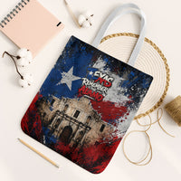 Texas Remember The Alamo Tote Bag Distressed Splatter Paint Texan Pride