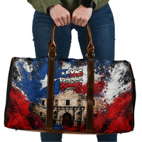 Texas Remember The Alamo Travel Bag Distressed Splatter Paint Texan Pride