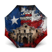 Texas Remember The Alamo Umbrella Distressed Splatter Paint Texan Pride