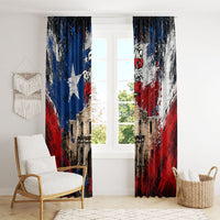 Texas Remember The Alamo Window Curtain Distressed Splatter Paint Texan Pride