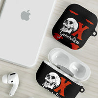 Generation X Skull AirPods Case Retro Distressed Grunge Edgy Nostalgia