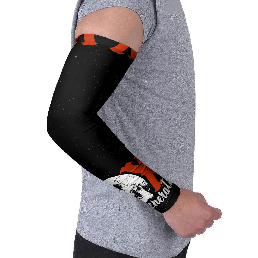 Generation X Skull Arm Sleeves Retro Distressed Grunge Edgy Nostalgia