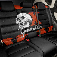 Generation X Skull Back Car Seat Cover Retro Distressed Grunge Edgy Nostalgia