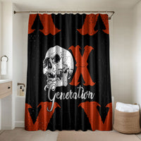 Generation X Skull Bathroom Set Retro Distressed Grunge Edgy Nostalgia