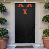Generation X Skull Door Cover Retro Distressed Grunge Edgy Nostalgia