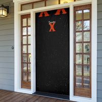 Generation X Skull Door Cover Retro Distressed Grunge Edgy Nostalgia