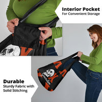 Generation X Skull Grocery Bag Retro Distressed Grunge Edgy Nostalgia