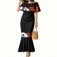 Generation X Skull Mermaid Dress Retro Distressed Grunge Edgy Nostalgia