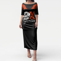 Generation X Skull Puletasi Retro Distressed Grunge Edgy Nostalgia