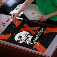 Generation X Skull Puzzle Retro Distressed Grunge Edgy Nostalgia
