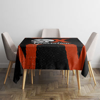 Generation X Skull Tablecloth Retro Distressed Grunge Edgy Nostalgia