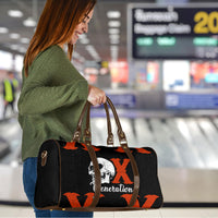 Generation X Skull Travel Bag Retro Distressed Grunge Edgy Nostalgia