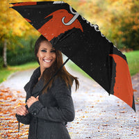 Generation X Skull Umbrella Retro Distressed Grunge Edgy Nostalgia