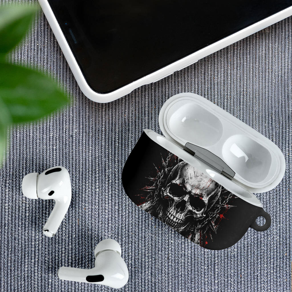 Generation X Skull AirPods Case Distressed Heavy Metal Grunge